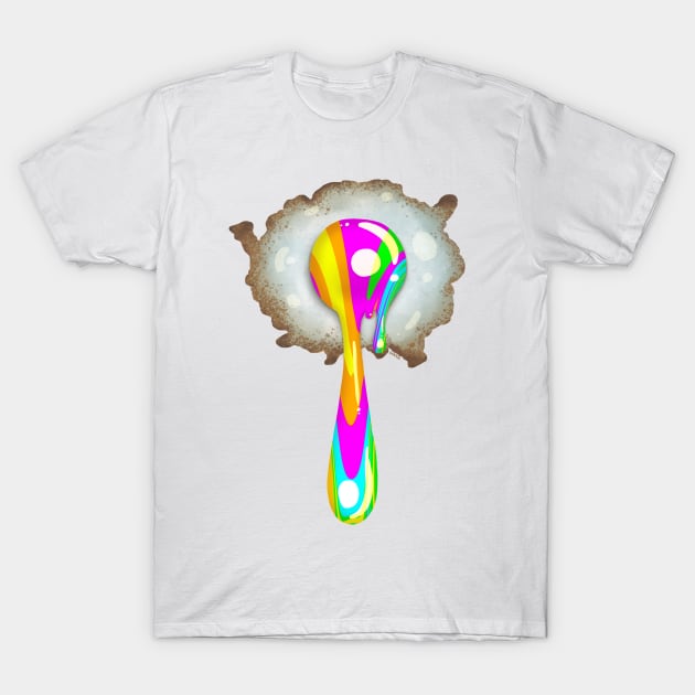 Psychedelic Egg T-Shirt by Jan Grackle